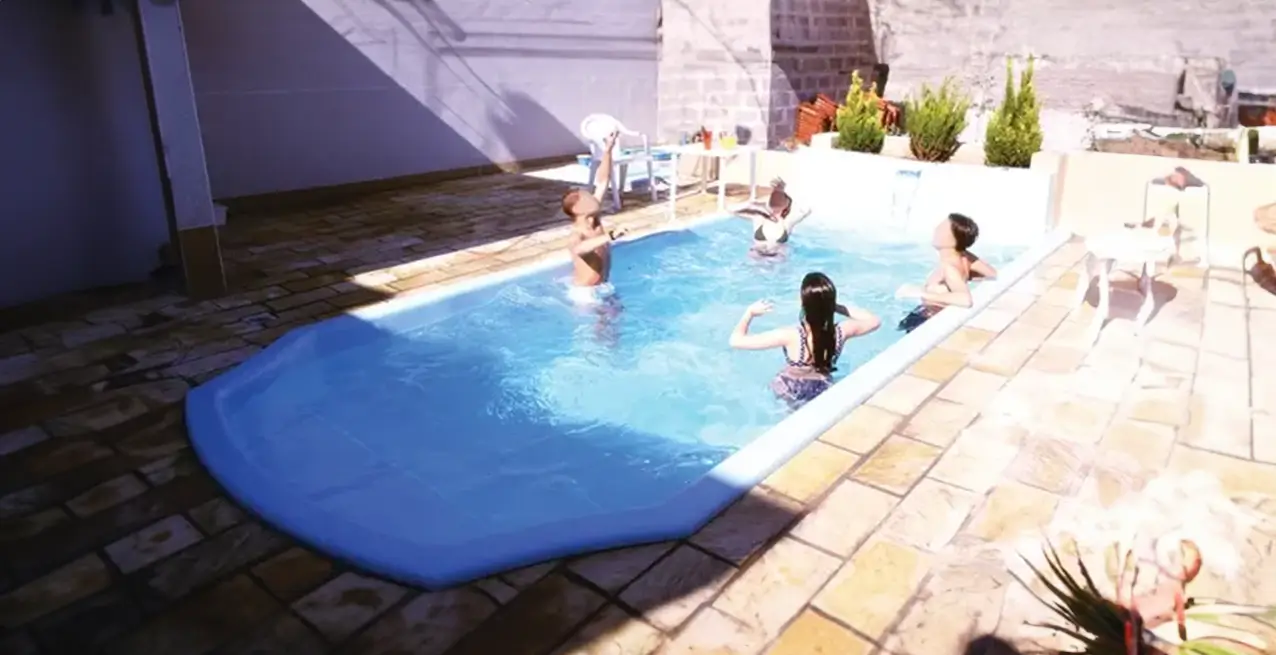 Piscina de fibra Aguazul modelo Itaparica